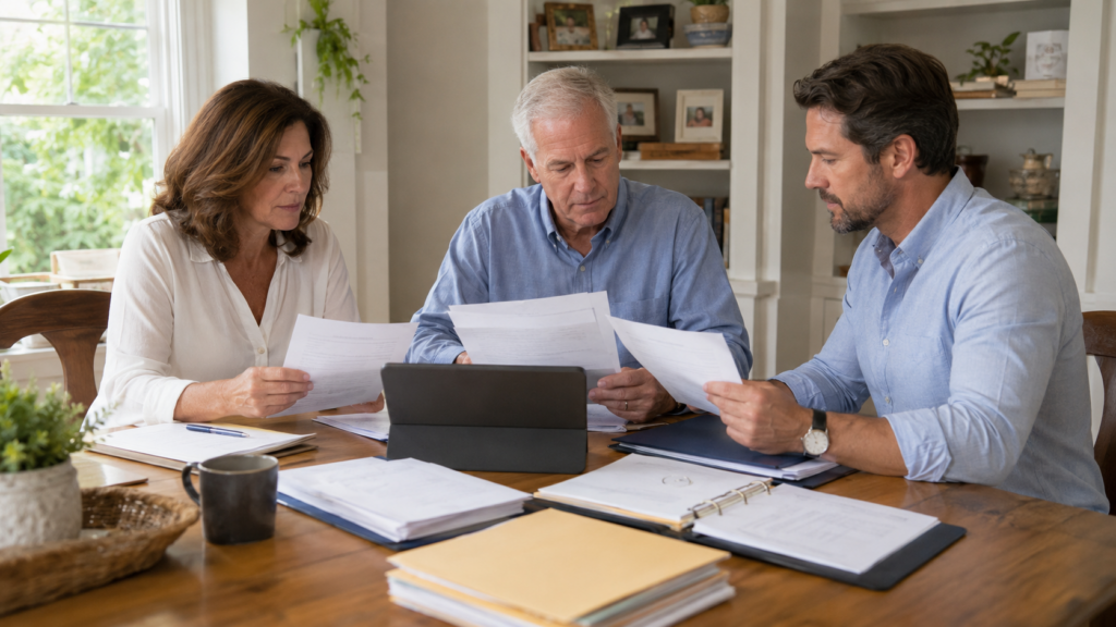 Family organizing beneficiary records to reduce Alabama probate issues