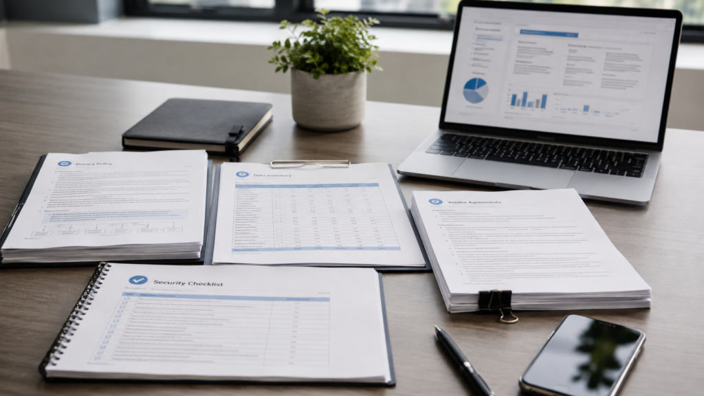 Business data inventory and privacy compliance records in Alabama