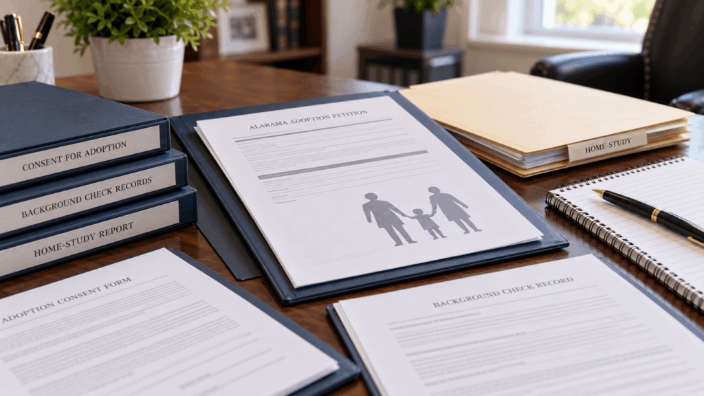 Alabama adoption petition and home study documents